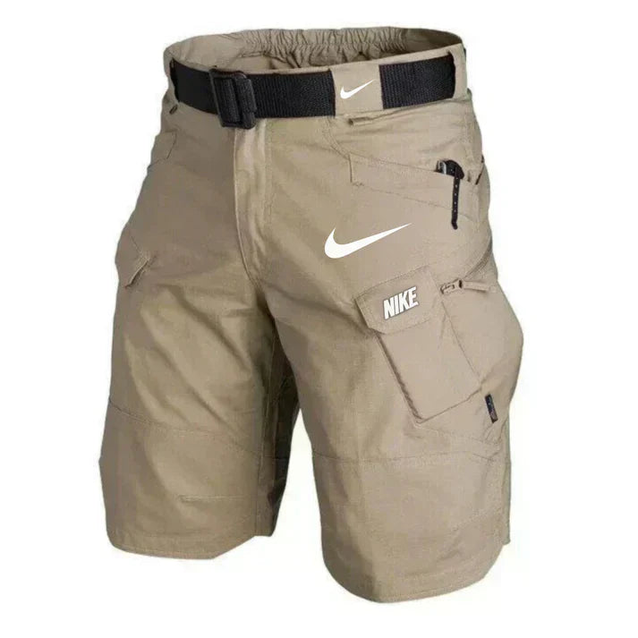 TrailReady MultiPocket Cargo Shorts Plus Belt
