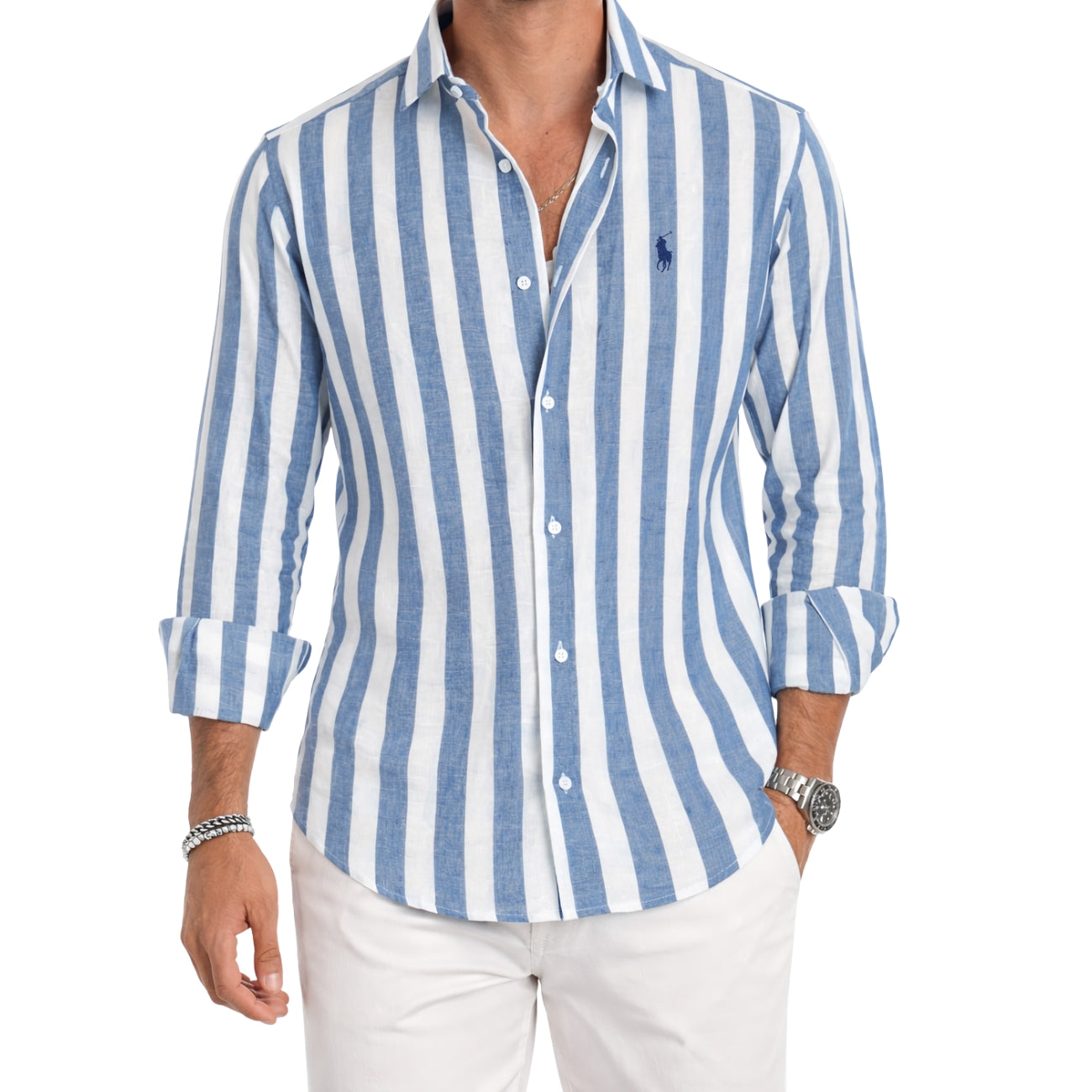 Everyday Striped Casual Shirt
