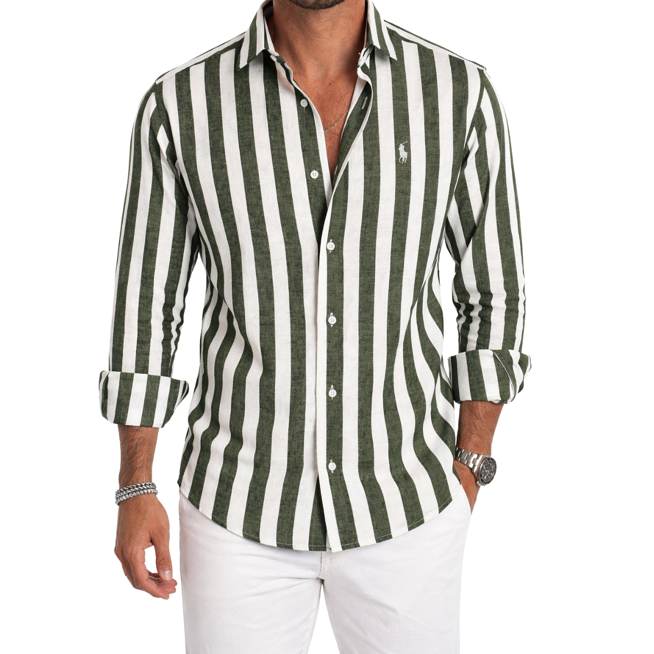 Everyday Striped Casual Shirt