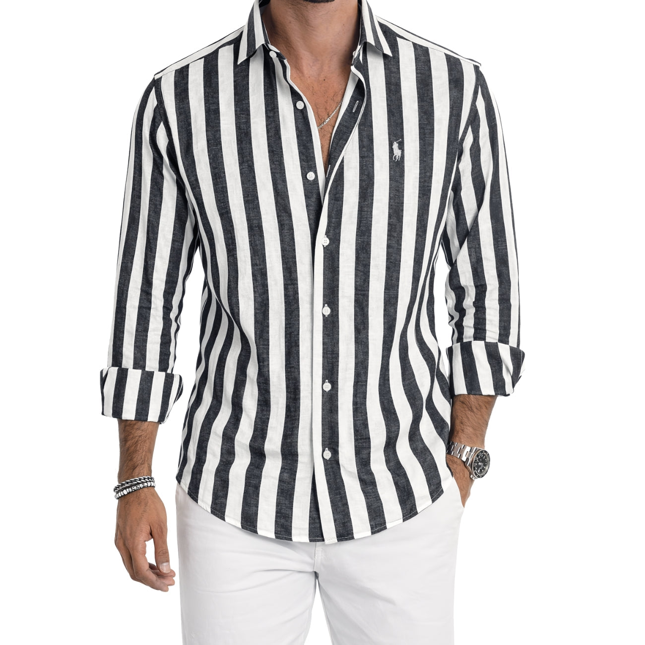 Everyday Striped Casual Shirt
