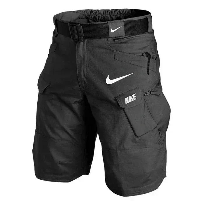 TrailReady MultiPocket Cargo Shorts Plus Belt