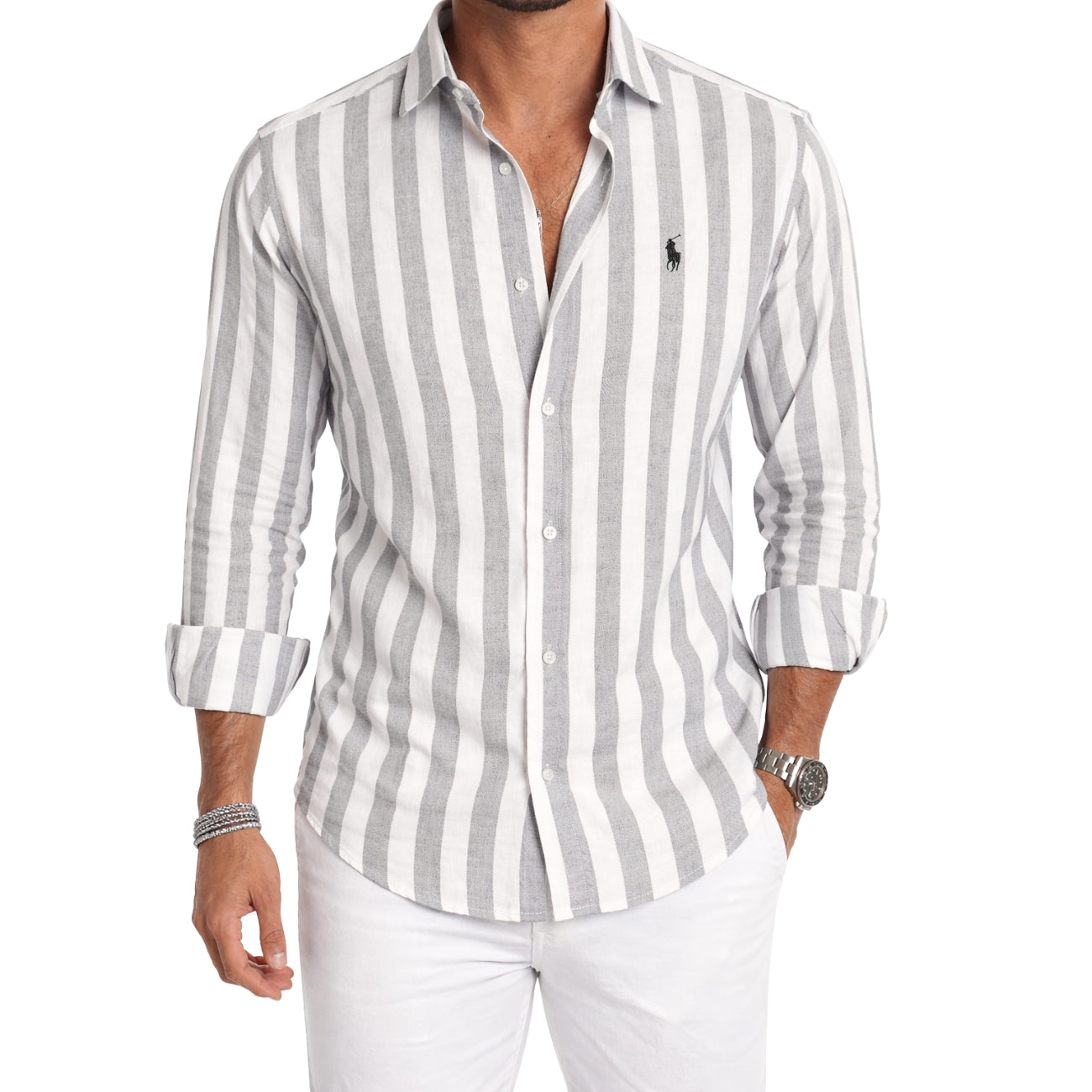 Everyday Striped Casual Shirt