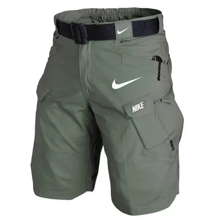 TrailReady MultiPocket Cargo Shorts Plus Belt