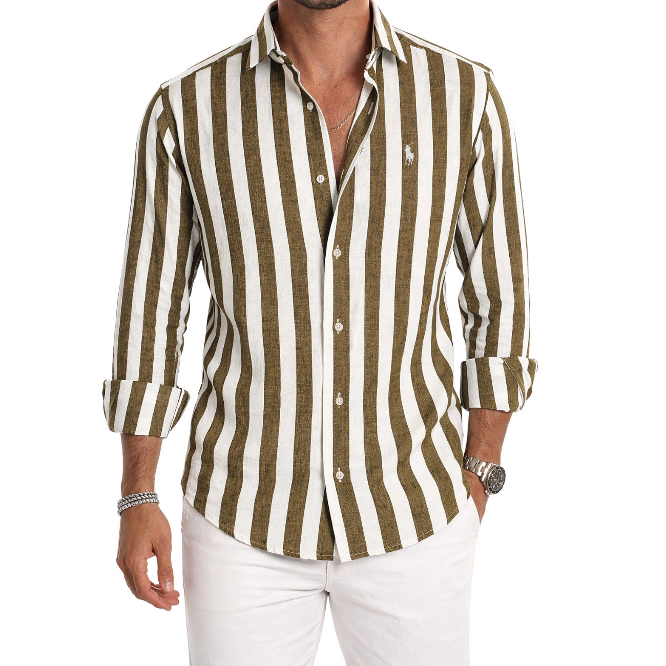 Everyday Striped Casual Shirt
